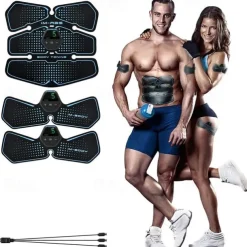 USB Abs Stimulator Muscle Toner Women Men Arms Legs Shaper Trainer Toner Abdominal Training Belt