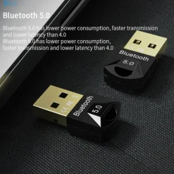 USB Bluetooth 5.0 Adapter Dongle For PC Computer Wireless Mouse Keyboard PS4 Aux Audio Bluetooth 5.0 Receiver Transmitter