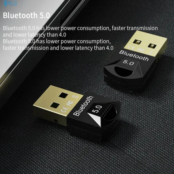 USB Bluetooth 5.0 Adapter Dongle For PC Computer Wireless Mouse Keyboard PS4 Aux Audio Bluetooth 5.0 Receiver Transmitter