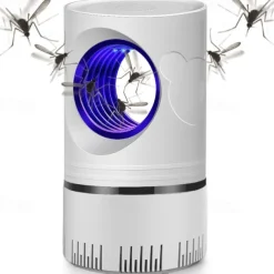 USB Bug Zapper Lamp – Powerful UV Photocatalyst Mosquito & Fly Killer, Quiet and Safe Insect Trap for Home, Bedroom, and Patio