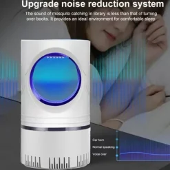 USB Bug Zapper Lamp – Powerful UV Photocatalyst Mosquito & Fly Killer, Quiet and Safe Insect Trap for Home, Bedroom, and Patio