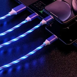 USB C Cable Lightning Cable 3.3ft 6.6ft USB A to USB C USB A to Lightning USB A to micro B 2.4 A Fast Charging Soft Touch For Macbook iPad Samsung Phone Accessory