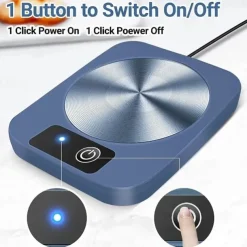USB Electric Mug Mat Constant Temperature Intelligent Warm Coaster Rapid Heating Mug Heater Warmer Office Low Power Home Office Gift