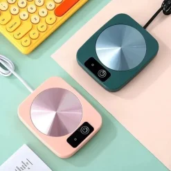 USB Electric Mug Mat Constant Temperature Intelligent Warm Coaster Rapid Heating Mug Heater Warmer Office Low Power Home Office Gift