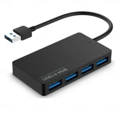 USB Hub 3.0 4-Port Ultra-Slim USB 3.0 Hub Portable Adapter High speed Expansion Multi USB Hub Splitter Lead Adapter Cable For PC Laptop