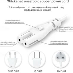 8USB Mobile Phone Fast Charging Digital Display QC3.0 Flash Charging Fast Multi-function PD Fast Charging Multi-port Charger With Display