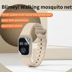 USB Mosquito Repellent Watch – Summer Silicone Bracelet for Adults and Children, Safe Wearable Mosquito Repellent