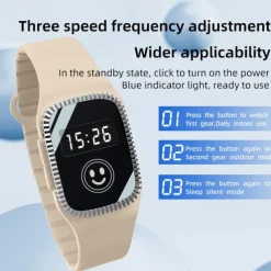 USB Mosquito Repellent Watch – Summer Silicone Bracelet for Adults and Children, Safe Wearable Mosquito Repellent