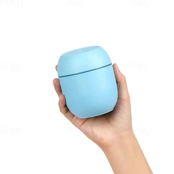 USB Portable Air Humidifier 7.44oz Essential Oil Diffuser Modes Auto Off With LED Light For Home Car Mist Maker Face Steamer Car Air Fresheners For Classroom School Bedroom Office