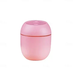 USB Portable Air Humidifier 7.44oz Essential Oil Diffuser Modes Auto Off With LED Light For Home Car Mist Maker Face Steamer Car Air Fresheners For Classroom School Bedroom Office