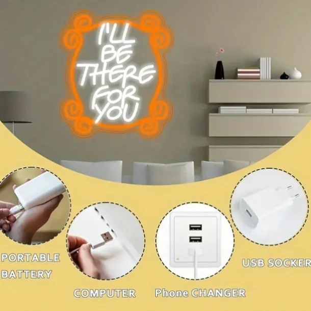 USB Powered LED Neon Light – Stylish Wall Sign Light for Bedroom, Club, Bar & Outdoor Party Décor 1pc