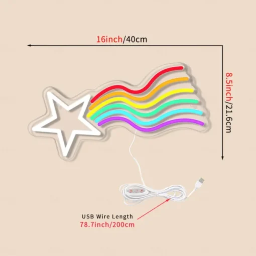 USB Powered LED Neon Lights Wall Sign Light – Stylish & Vibrant Neon Decor for Bedroom, Club and Outdoor Spaces
