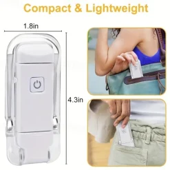 USB Rechargeable Book Reading Light LED Eye Care Clip On Book Light For Reading In Bed Portable Bookmark Light