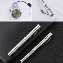 USB rechargeable flashlight flashlight mini LED pocket lamp medical camping bicycle flashlight night lighting