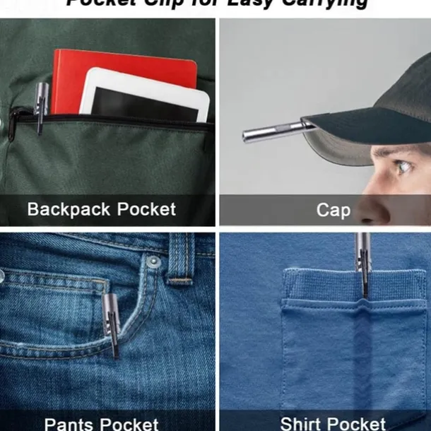 USB rechargeable flashlight flashlight mini LED pocket lamp medical camping bicycle flashlight night lighting