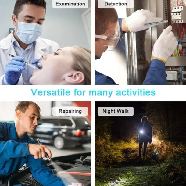 USB rechargeable flashlight flashlight mini LED pocket lamp medical camping bicycle flashlight night lighting