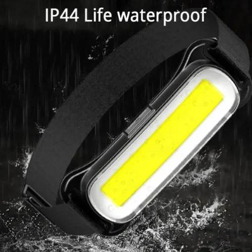 USB Rechargeable LED Headlamp 3 Modes Fishing Camping Lantern Waterproof Mini Headlight Portable Floodlight COB Head Torch