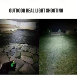 USB Rechargeable Mini Keychain Flashlight with Multicolor Side Lights - 7 Lighting Modes for Camping and Emergencies