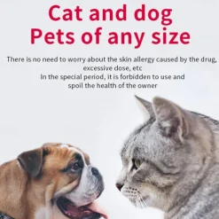 USB Rechargeable Ultrasonic Pest Collar – Flea, Tick, and Lice Repeller for Cats and Dogs with Mountaineering Buckle