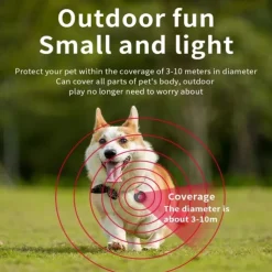 USB Rechargeable Ultrasonic Pest Collar – Flea, Tick, and Lice Repeller for Cats and Dogs with Mountaineering Buckle