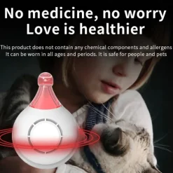 USB Rechargeable Ultrasonic Pest Collar – Flea, Tick, and Lice Repeller for Cats and Dogs with Mountaineering Buckle