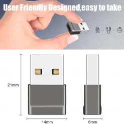 USB to Type-c Converter Head Mobile Phone Computer Car Charging Data Cable Adapter