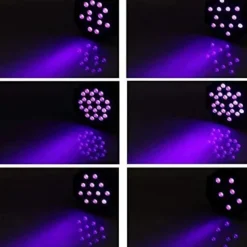 UV Blacklight LED Strobe Stage Par Light Party Lights Indoor 36W 36 LEDs with Remote Controller for Disco Party Club KTV Wedding