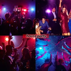 UV Blacklight LED Strobe Stage Par Light Party Lights Indoor 36W 36 LEDs with Remote Controller for Disco Party Club KTV Wedding