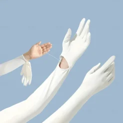 UV Long Sun Gloves, UPF 50+ Touchscreen Non Slip Full Finger Arm Sun Glovers Sunblock Gloves for Outdoor Sports Driving