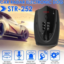 12V Car radar Detector English Russian Thai Voice Speed Alert Antiradar Alarm Warning X K CT La Anti radar Vehicle Car Detector