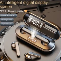 V60 True Wireless Headphones TWS Earbuds In Ear Bluetooth 5.2 Ergonomic Design Surround sound Fast Charging for Apple Samsung Huawei Xiaomi MI Running Everyday Use Traveling Mobile Phone