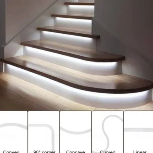 5V USB Waterproof Neon Light Strip 3.3-9.8 ft Battery Box Power Supply Neon Rope Light 120LED/m Waterproof Neon Light LED Light Strip Suitable for Bedrooms TV Backlight Cabinets