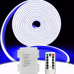 5V Waterproof LED Neon Light Strip with 13key Remote Control Timer 3.3-9.8FT Waterproof Pool Strip Box Power Supply Suitable for Outdoor Activities Parties Camping Courtyard Decoration Lndoor Car Atmosphere