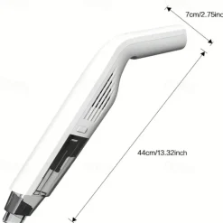 Vacuum Cleaner High Power Car Handheld Vacuum Cleaner Indoor And Car Dry And Wet Dual-use Wireless Charging Three Batteries Large Suction Household Cleaning Duster