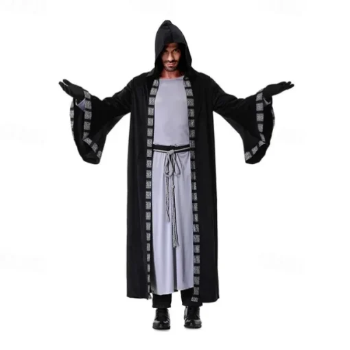 Vampire Wizard Halloween Masquerade Carnival Costume Adults' Men's Carnival Performance Halloween Easy Halloween Costumes Dress Up