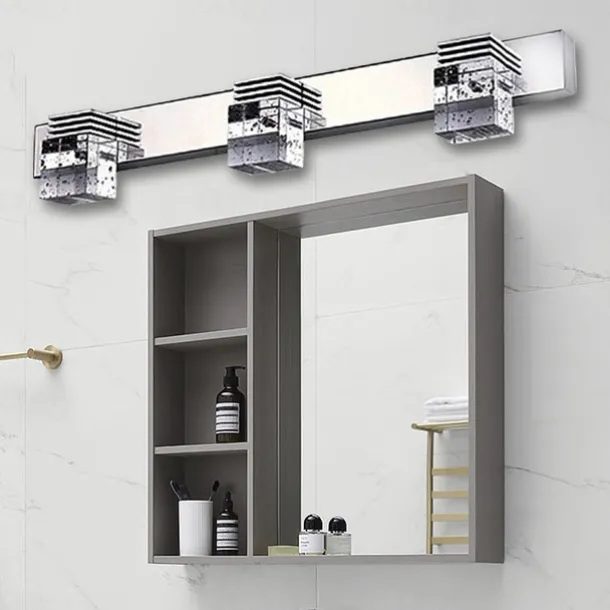 Vanity Light LED Mirror Front Lamp Waterproof IP20 LED Bathroom Lights Over Mirror Wall Lighting Fixtures for Bathroom Bedroom Living Room Cabinet 110-240V