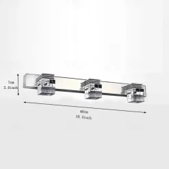 Vanity Light LED Mirror Front Lamp Waterproof IP20 LED Bathroom Lights Over Mirror Wall Lighting Fixtures for Bathroom Bedroom Living Room Cabinet 110-240V