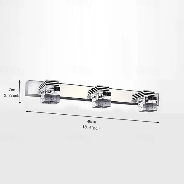 Vanity Light LED Mirror Front Lamp Waterproof IP20 LED Bathroom Lights Over Mirror Wall Lighting Fixtures for Bathroom Bedroom Living Room Cabinet 110-240V