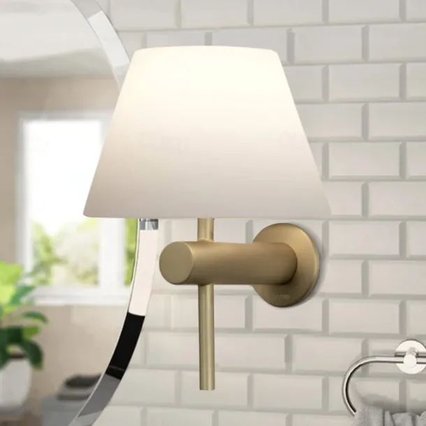 Vanity Light LED Mirror Front Lamp Waterproof IP20 Iron Fabric LED Bathroom Lights Over Mirror Black Wall Lighting Fixtures for Bathroom Bedroom Living Room Cabinet