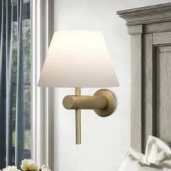 Vanity Light LED Mirror Front Lamp Waterproof IP20 Iron Fabric LED Bathroom Lights Over Mirror Black Wall Lighting Fixtures for Bathroom Bedroom Living Room Cabinet