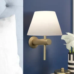 Vanity Light LED Mirror Front Lamp Waterproof IP20 Iron Fabric LED Bathroom Lights Over Mirror Black Wall Lighting Fixtures for Bathroom Bedroom Living Room Cabinet