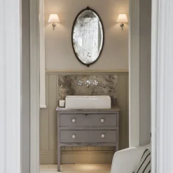 Vanity Light LED Mirror Front Lamp Waterproof IP20 Iron Fabric LED Bathroom Lights Over Mirror Black Wall Lighting Fixtures for Bathroom Bedroom Living Room Cabinet