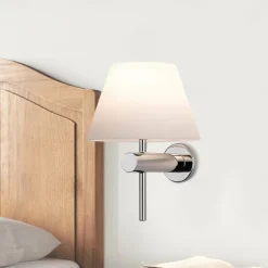 Vanity Light LED Mirror Front Lamp Waterproof IP20 Iron Fabric LED Bathroom Lights Over Mirror Black Wall Lighting Fixtures for Bathroom Bedroom Living Room Cabinet