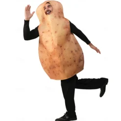 Vegetable Tomato Potato Halloween Cosplay Costume Funny Costumes Carnival Costume Cosplay Adults' Men's Women's Carnival Masquerade Mardi Gras Performance Party Halloween Easy Halloween Costumes
