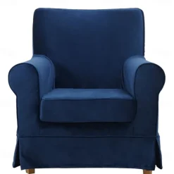 Velvet Armchair Sofa Cover Solid Color Quilted Velvet Slipcovers LITB PRIME cover Ektcover