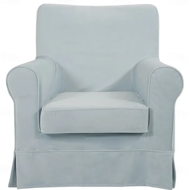 Velvet Armchair Sofa Cover Solid Color Quilted Velvet Slipcovers LITB PRIME cover Ektcover