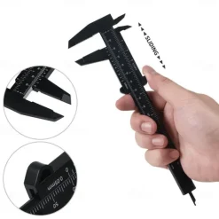 Vernier Caliper Plastic Calipers Gauge Measuring Tools 150mm Vernier Caliper Aperture Depth Diameter Measure Tool