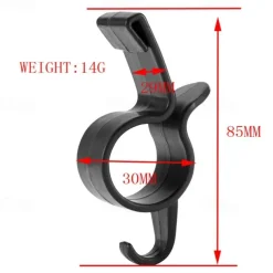 Versatile Car Trunk Umbrella Holder Durable Plastic Hook for Easy Storage & Organization Umbrella & Towel Holder