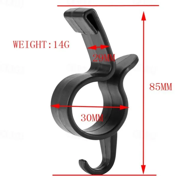 Versatile Car Trunk Umbrella Holder Durable Plastic Hook for Easy Storage & Organization Umbrella & Towel Holder