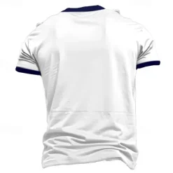 Veterans Day Men's Patriot Patriotic Veteran American Flag T shirt Short Sleeve T shirt 3D Print Crew Neck Shirt Street Style Party Birthday Street Black White Summer Spring Clothing Apparel S M L